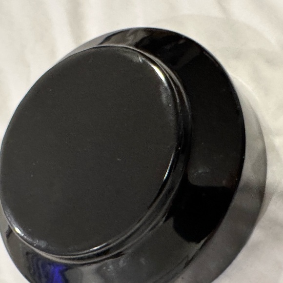 Vintage Black Lacquer Trinket Box beautiful Inlays Round Jewelry Storage - Picture 8 of 10